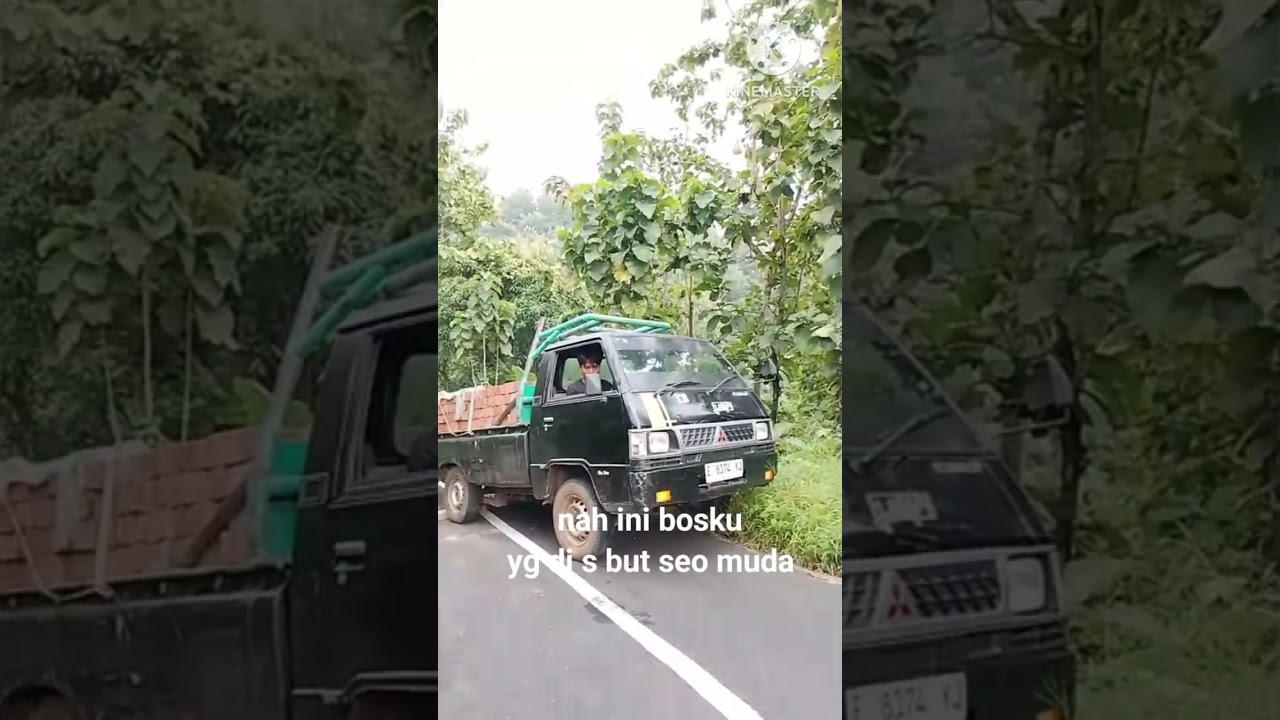 L300 muatan bata 3300 gagal nanjak di tanjakan extrim 