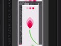 How to Design a Flower Fast in Illustrator 🌸⚡  #vectorflower, #illustratortutorial