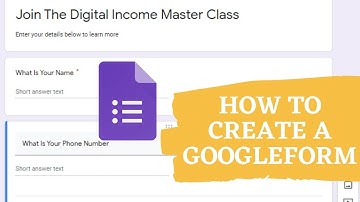 How to create a google form to collect leads online