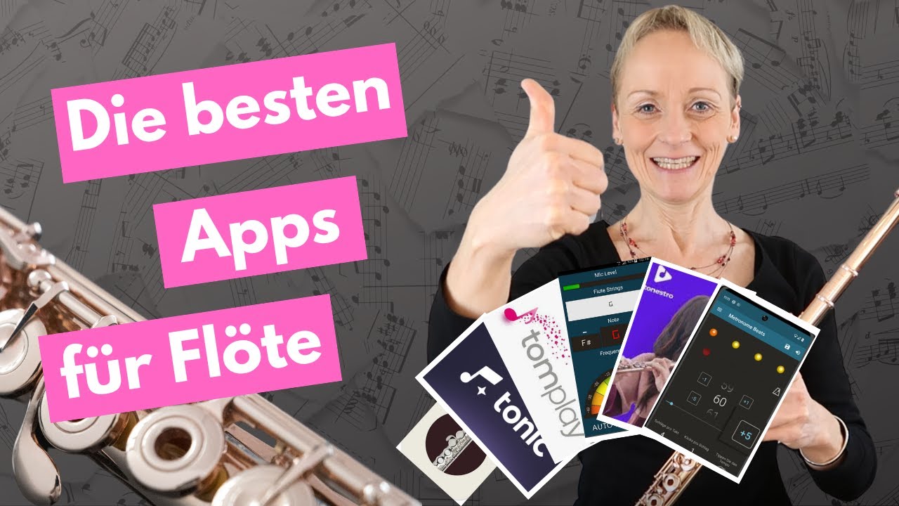 Querflöte spielen mit Apps - Meine Top-Empfehlungen!