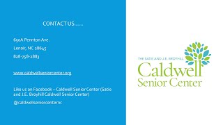 Caldwell Senior Center - June 2023 Update