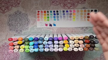 💜COPIC Sketch 72 Set D Markers Unboxing & Feat Copic Airbrush System by Turbotabby©Illustrations🐱