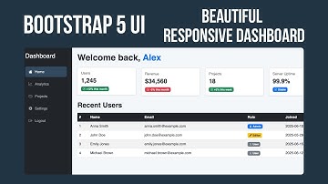 Learn Bootstrap 5: Design a Beautiful Responsive Dashboard