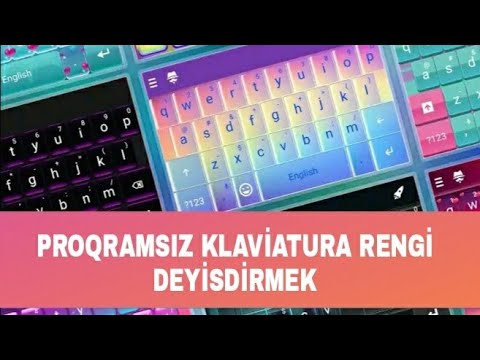 Video: Laptopda klaviaturanın rəngini necə dəyişdirmək olar?