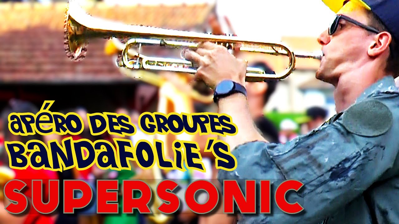 APÉRO des BANDAS. La fanfare SUPERSONIC décolle ! 