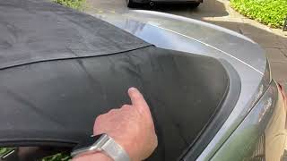 BMW 645 convertible hood red light issue solved