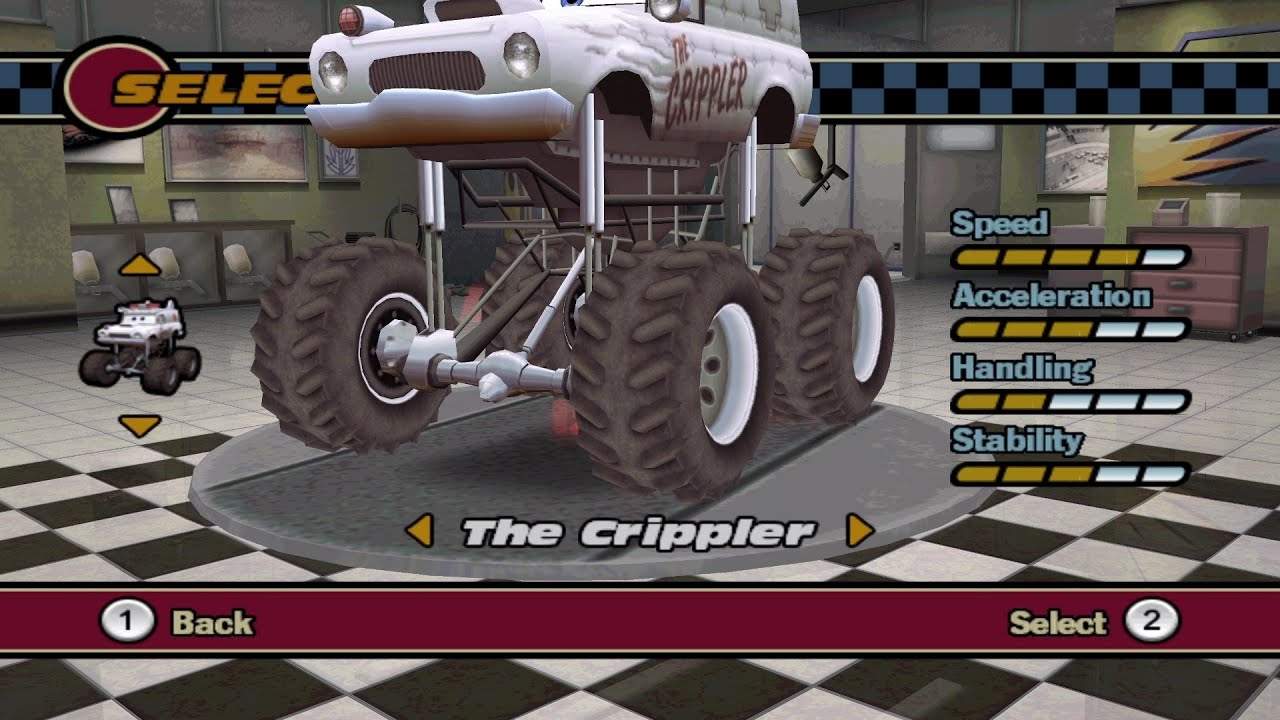 Cars Wii - The Crippler Gameplay (Dolphin)