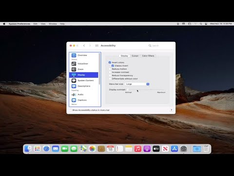 Video: Hvordan ændrer du størrelsen på menulinjen på en Mac?