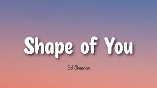Shape of you - Ed Sheeran ( Lyrics Video )