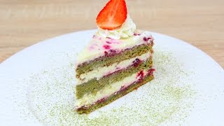 Бисквитный торт с чаем Матча / Matcha Cake