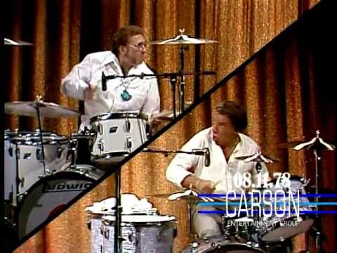 Buddy Rich and Ed Shaughnessy Play Drums on "The Tonight Show Starring Johnny Carson" - 1978