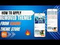 Apply Removed MIUI Theme Easily 😍 | Theme Not Found Fix! #MIUIThemes  #ThemeStoreFix  #HyperOS