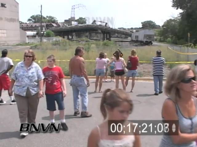 8/8/2007 Interstate 35W Bridge Collapse Aftermath, Eight Days Later
