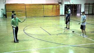 Receiving the Baseball Without A Glove