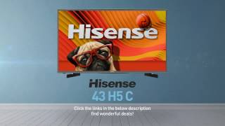 Hisense 43H5C 43″ 1080p 60Hz LED Smart HDTV Hisense 43H5C H5 series full HD smart TV // Full Specs Review #Hisense