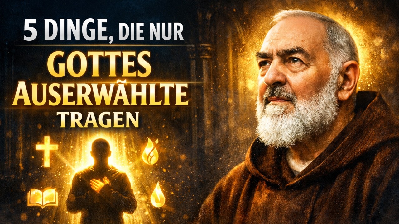 Pater Pio enthüllt die 5 Dinge, die nur die Auserwählten Gottes tragen