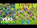 TOP 10 VILAS MAIS BONITAS DO CLASH OF CLANS (VILLAGE BEAUTIFUL)