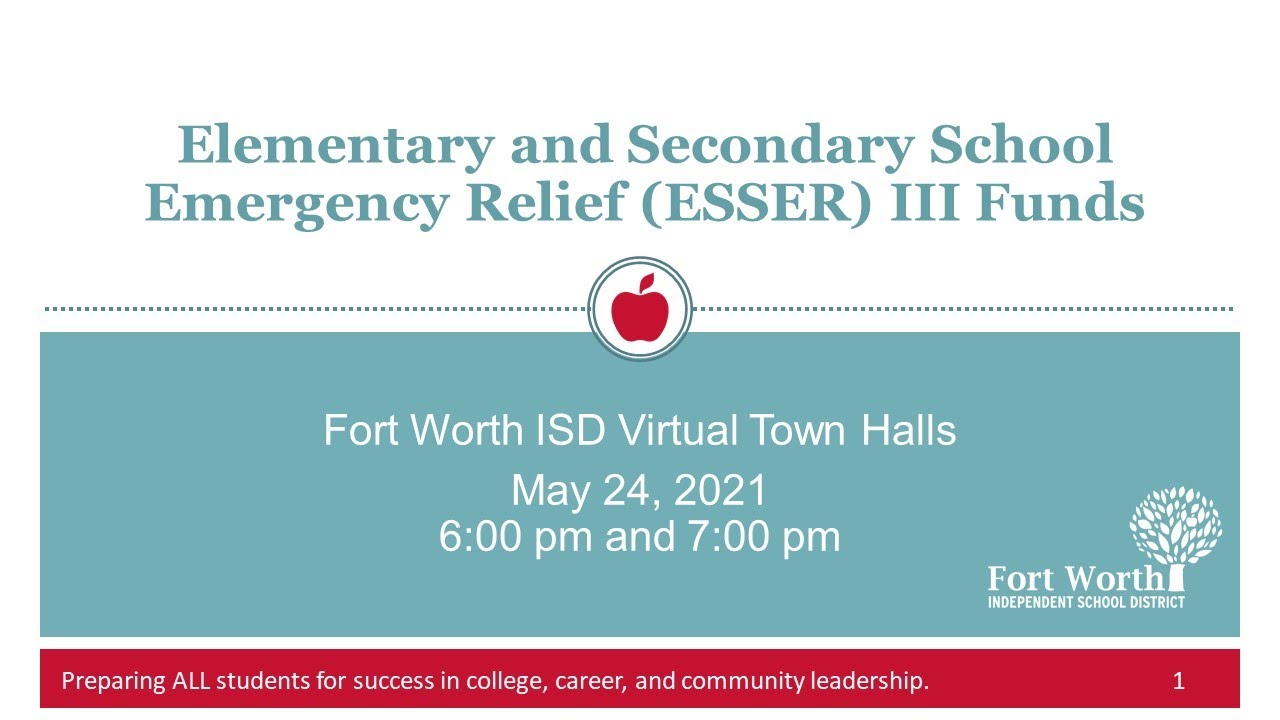 ESSER (Elementary and Secondary School Emergency Relief Funds) / Home
