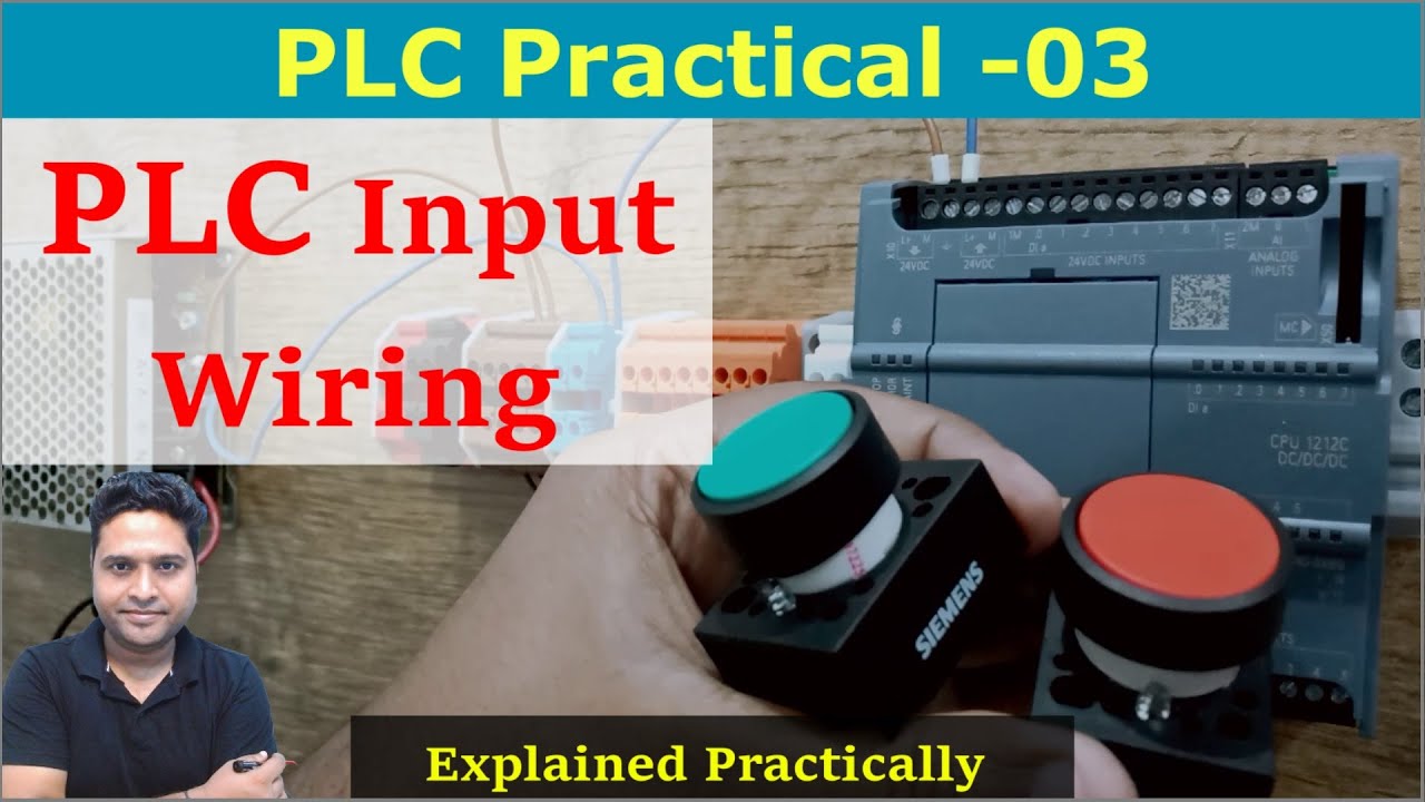 PLC wiring- Siemens PLC Input terminals wiring - YouTube