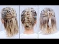 Braided HEATLESS BACK TO SCHOOL Short Hairstyles | Milabu