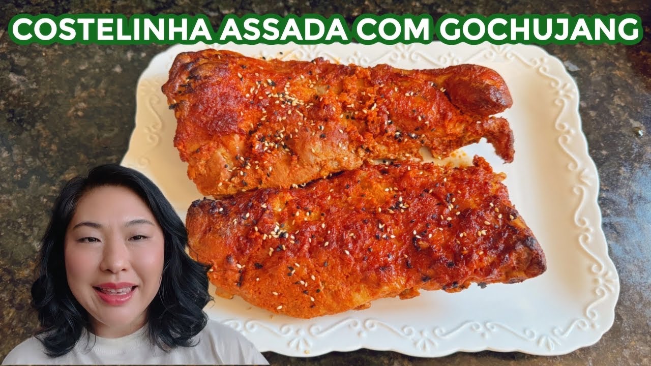 É a Costelinha Assada Coreana mais fácil que eu fiz na vida