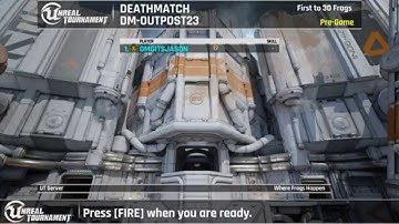 Unreal Tournament 4 2015 Pre-Alpha - Pre-Game Flyover of Outpost 23 Map (Unreal Engine 4) PC