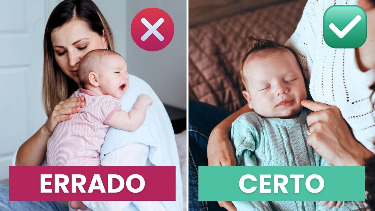 COMO FAZER O BEBÊ ARROTAR DORMINDO? - YouTube