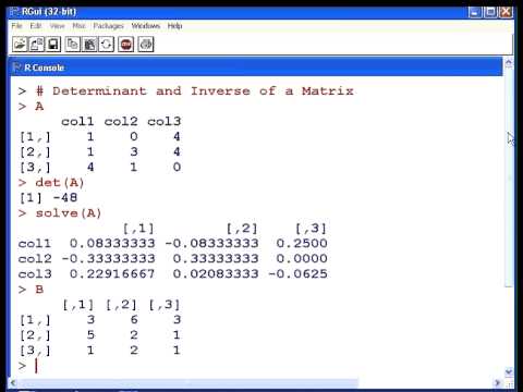 matrix in r