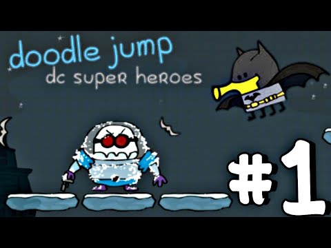 Enfrente o Coringa, Pinguim e outros vilões em Doodle Jump DC Super Heroes  
