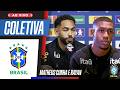SELEÇÃO BRASILEIRA AO VIVO: COLETIVA COM MATHEUS CUNHA E RAYAN NA GRANJA COMARY | ESPN