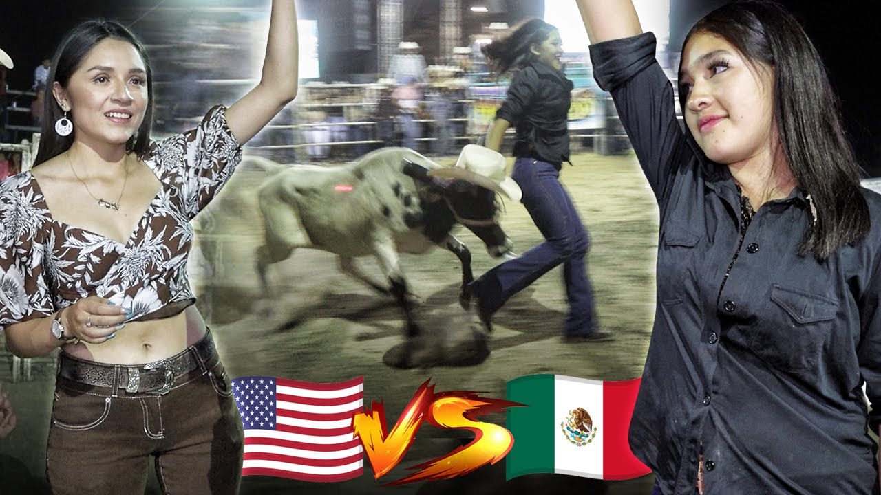 ¡¡LAS QUE VENÍAN DE EUA🇺🇸 vs LAS DE MÉXICO🇲🇽!! A VER QUIÉN SE RIFABA MÁS CON LA VAQUILLA EN EL JUEGO