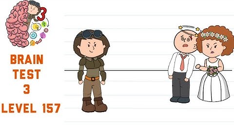 Brain Test 3 Level 157 They must teach him a lesson Walkthrough