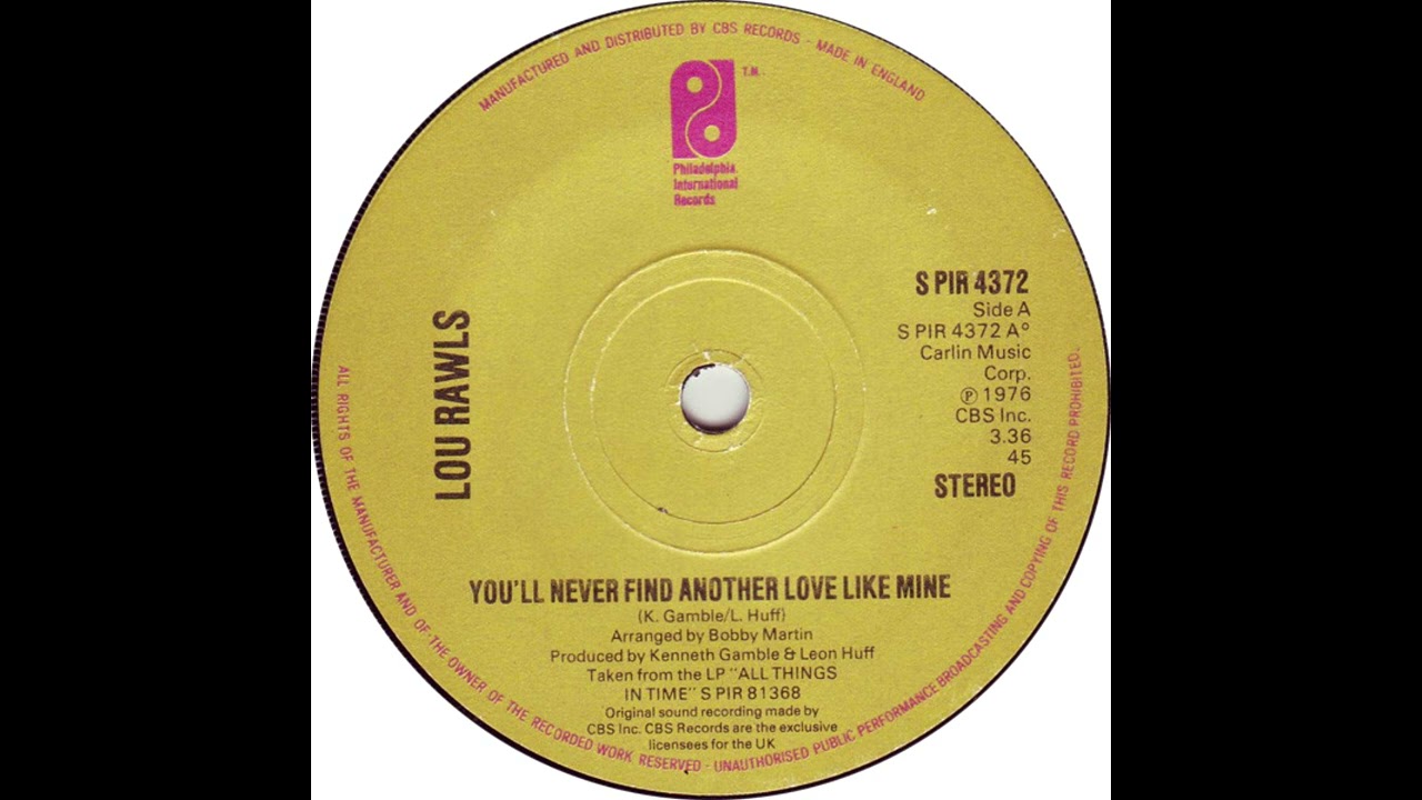 Lou Rawls - You'll Never Find Another Love Like Mine(1976)(karlmixclub extended remix)