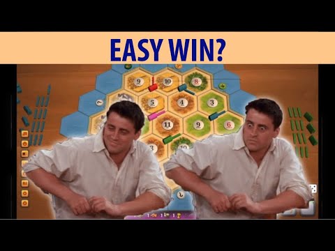 EASIEST Catan Win? You Tell Me! - (Catan Universe Gameplay)