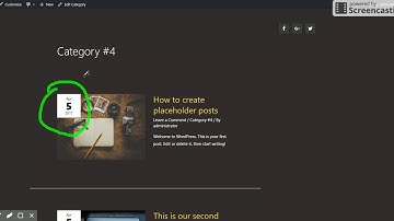 Changing the background on the post date with a transparent background