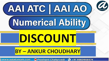 DISCOUNT | PYQs | Numerical Ability | AAI ATC 2021 | AAI AO 2021 |