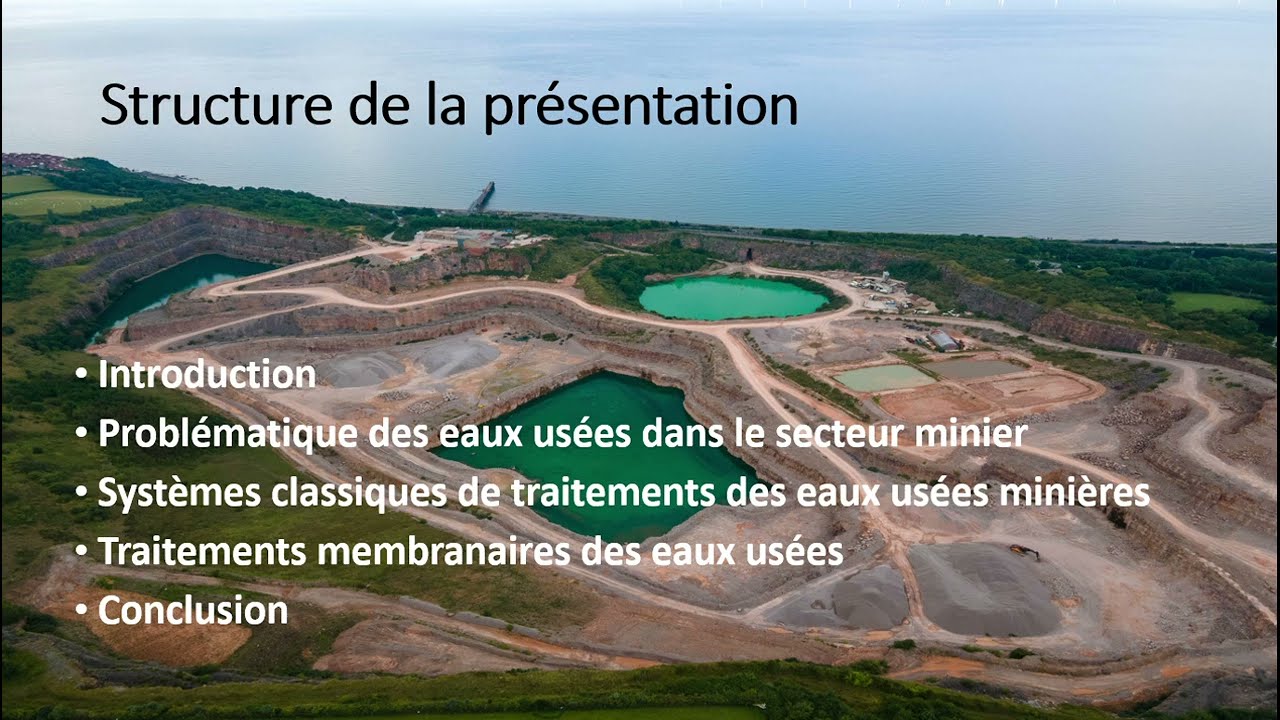L'eau dans l'industrie minière