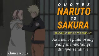 Kata-kata sedih Naruto kepada Sakura | Aku akan selamatkan sasuke sendiri | Sub indo Japan