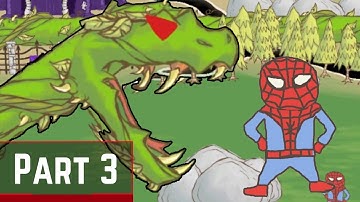 Draw a Stickman Epic 2 Andriod/IOS Gameplay Part 3 - Spiderman Vs Dragon Snake