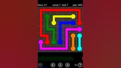 #Flow_free       . Flow Free Classic Pack, 7x7 medium Level 1 to 30