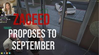Zaceed Proposes to September