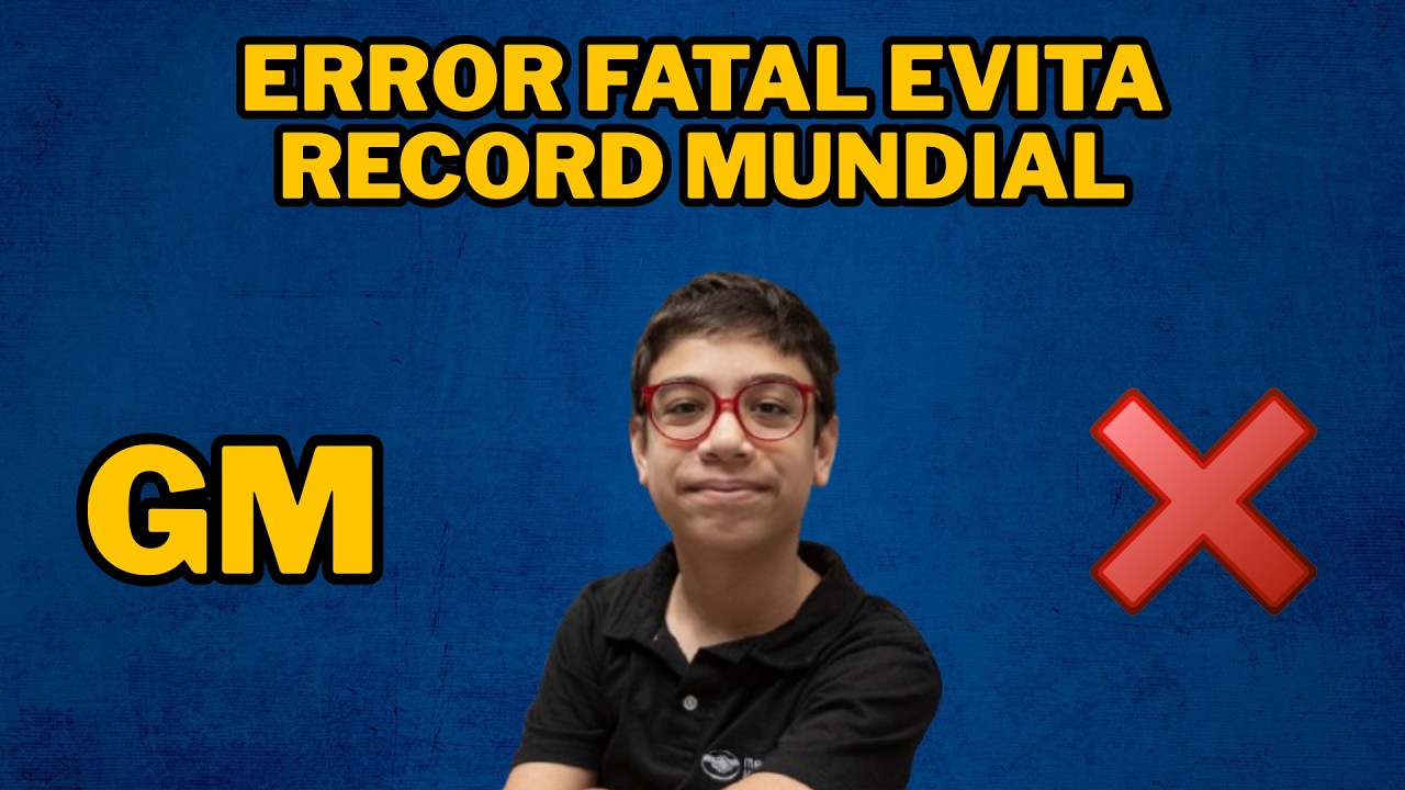 Un ERROR FATAL DEJA a FAUSTINO ORO sin RECORD MUNDIAL