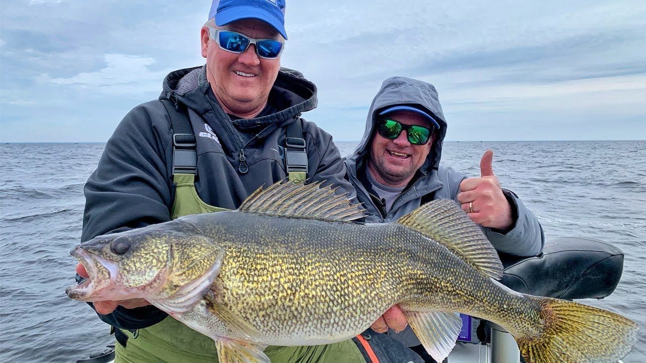 Hair Jig Walleye on Green Bay 