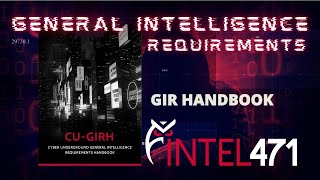 General Intelligence Requirements Framework for The Cyber Underground with Intel 471