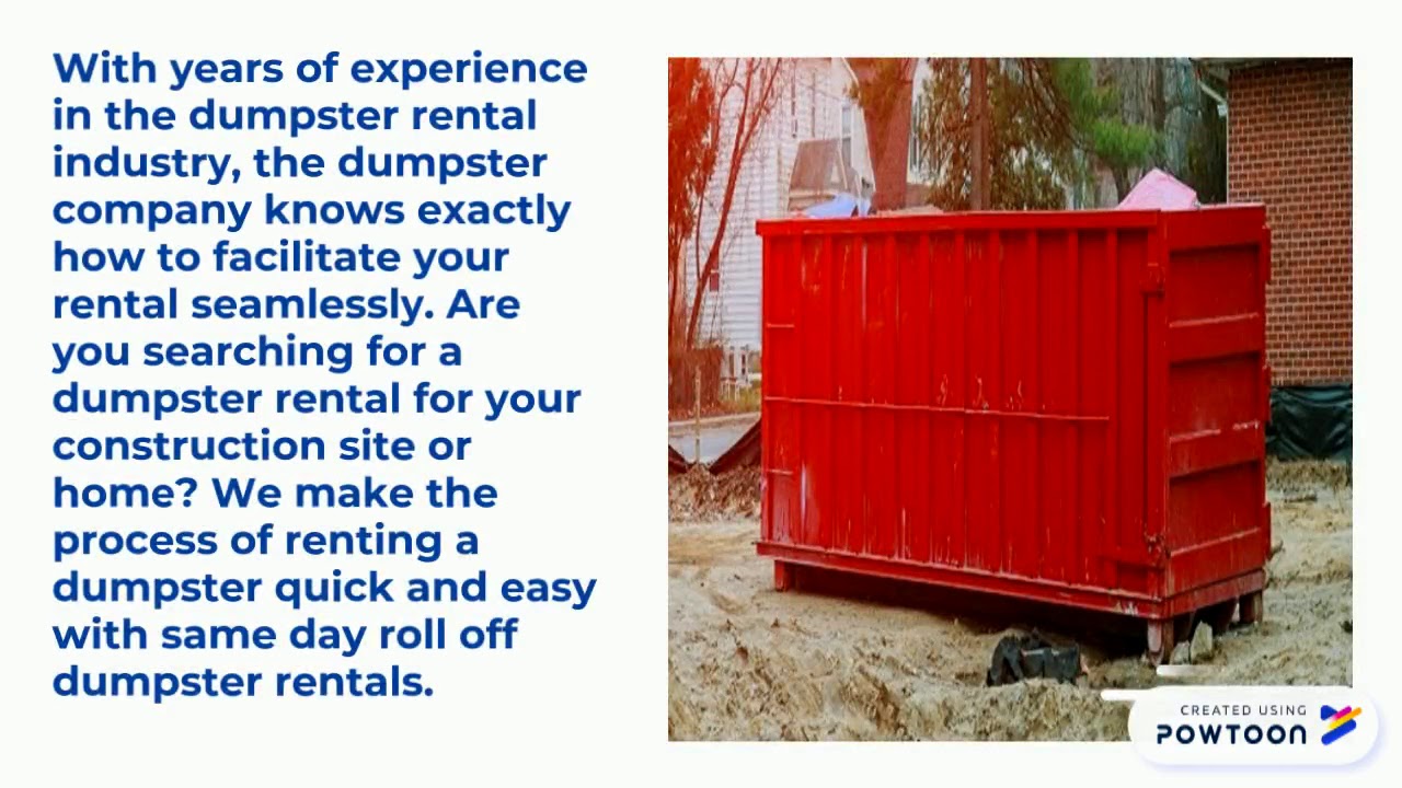 The Dumpster Company YouTube