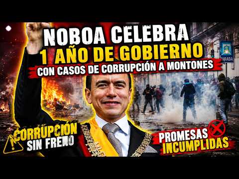 NOBOA CELEBRATES ONE YEAR IN OFFICE WITH TONS OF CORRUPTION CASES