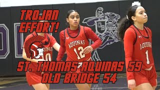 St. Thomas Aquinas 59 Old Bridge 54 | Girls Basketball Highlights