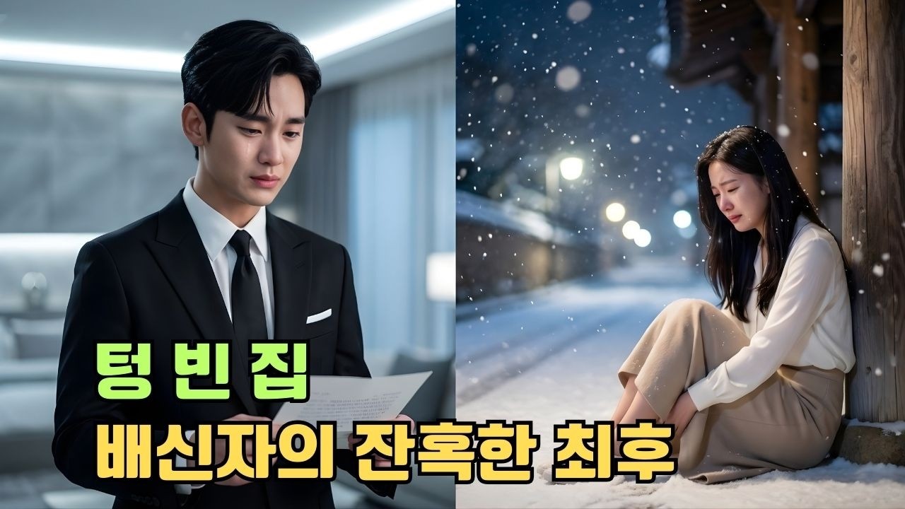 아픈 아내 놔두고 불륜녀에게 간 남편, 집에 돌아오니 아내가 남긴 한 마디