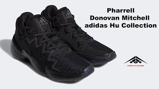 Exclusive detailed look at the Pharrell Donovan Mitchell adidas Hu Shoe Collection - 2021