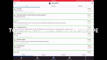 Plug PE And Plug Pocketmine | Joining Servers | Tutorials Episode 1